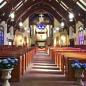 St. Francis Xavier Church interior