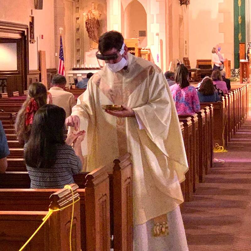 Communion at St. Joseph Church